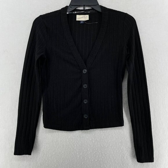 Universal Thread Sweater Womens XS V Neck Long Sleeve Button Front Cardigan - Picture 1 of 12